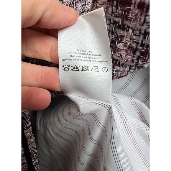 Veronica Beard Pink and Black Checkered Blazer - Picture 8 of 10